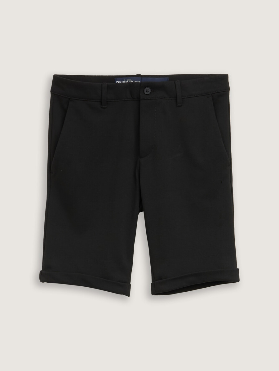 pantaloncini chino slim in piqué