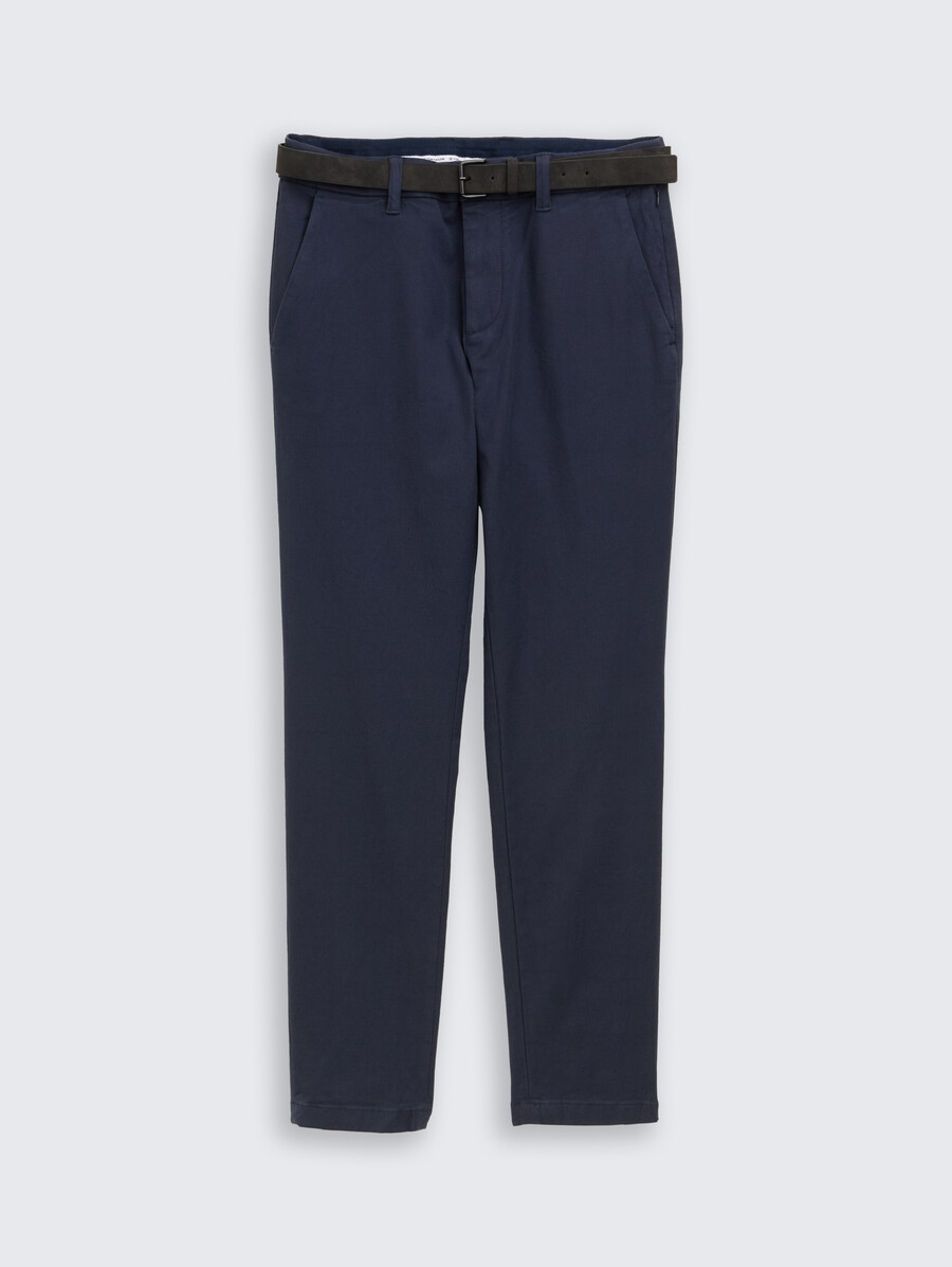 pantaloni chino tttravis slim con cintura