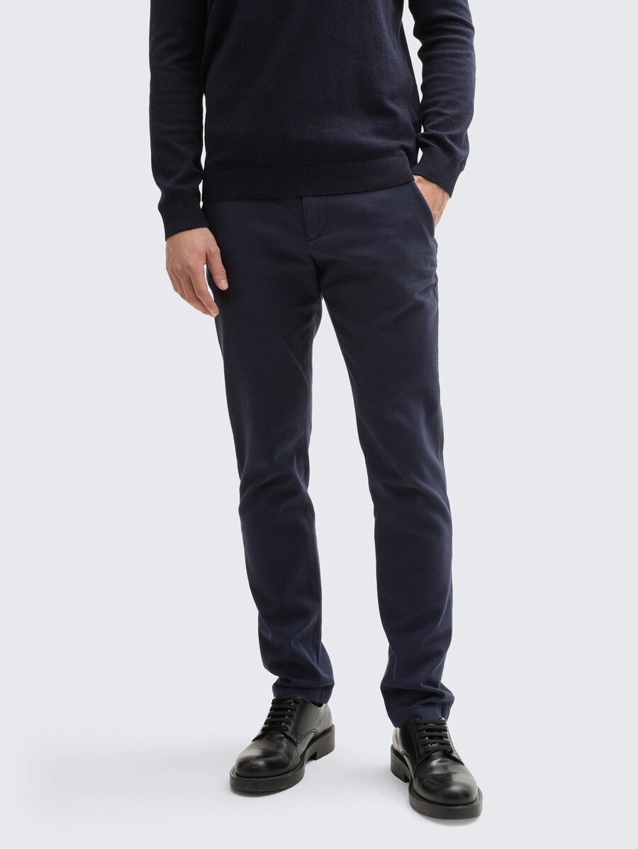pantaloni chino tttravis slim con cintura