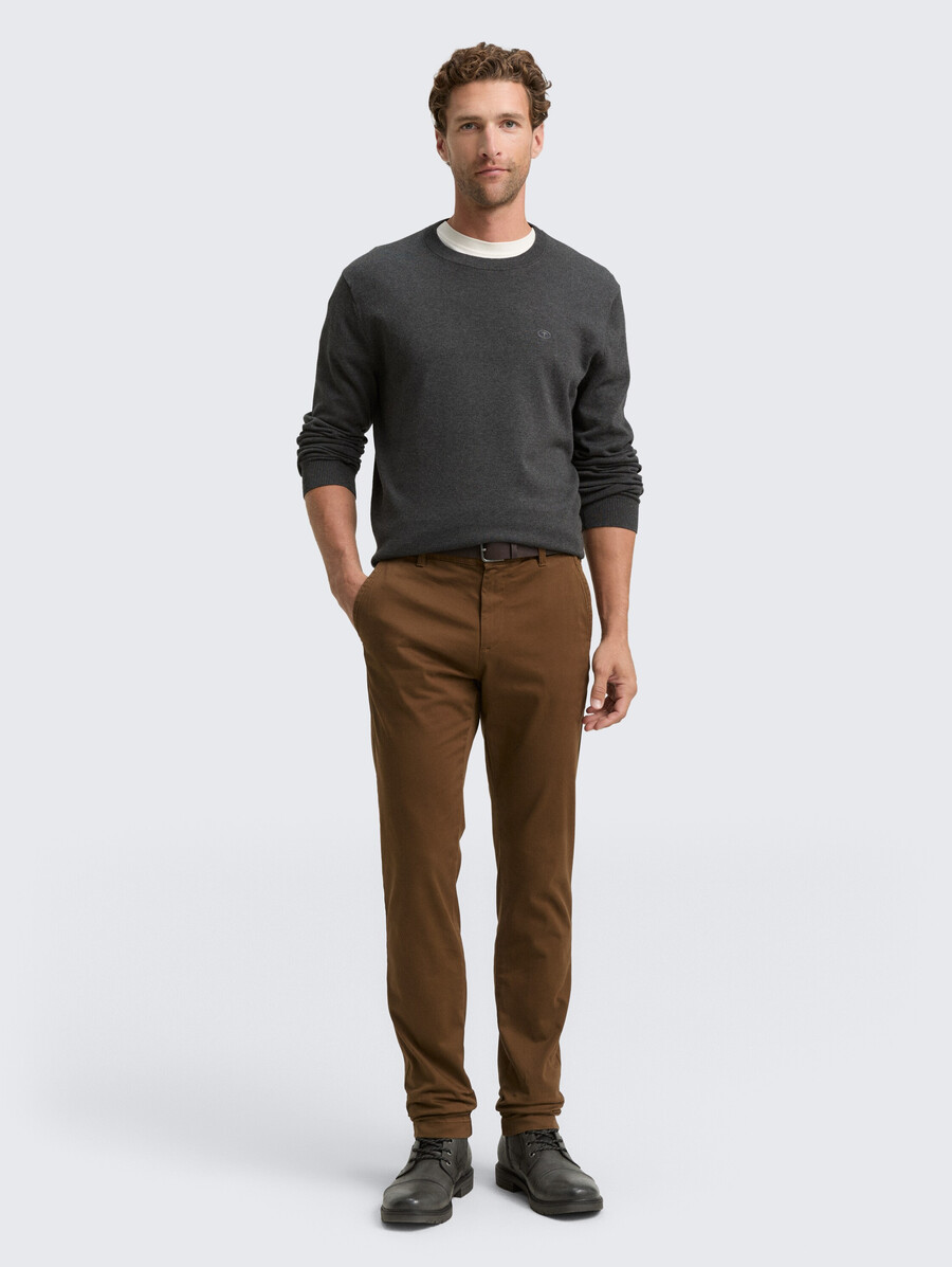 tttravis slim chino con cintura
