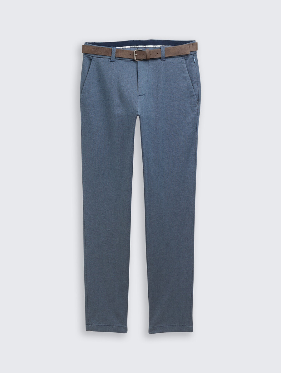 pantaloni chino tttravis slim con cintura
