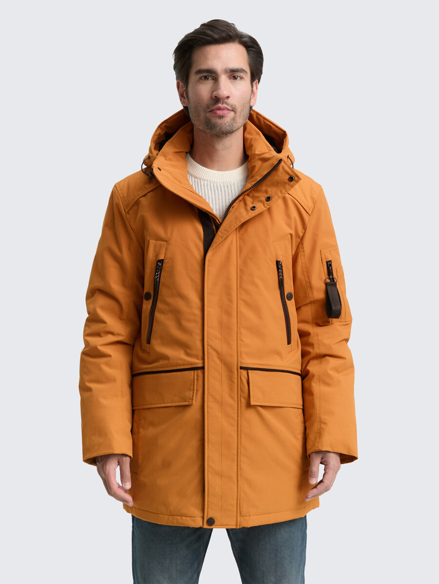parka artico con cappuccio staccabile