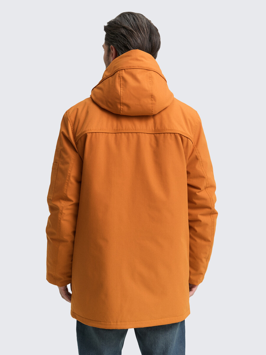 parka artico con cappuccio staccabile