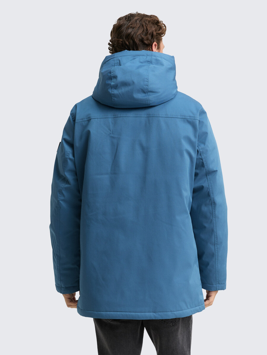 parka artico con cappuccio staccabile