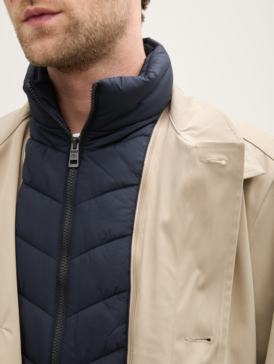 cappotto 2 in 1 con inserto rimovibile
