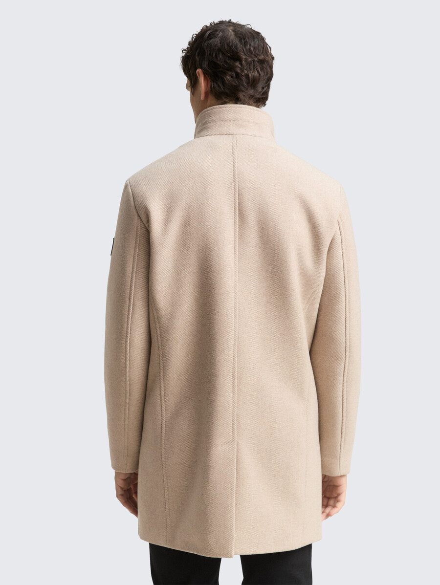 cappotto di lana 2 in 1 con giacca interna staccabile