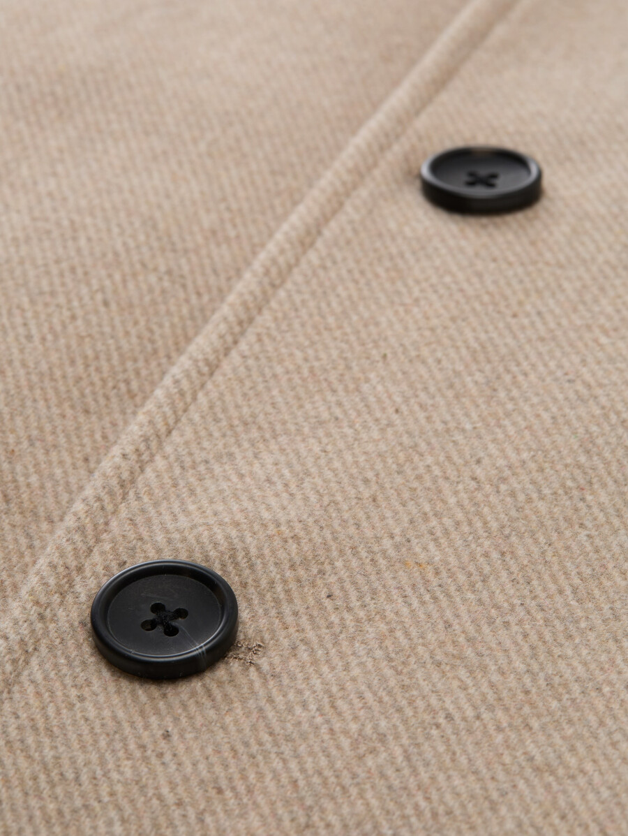 cappotto di lana 2 in 1 con giacca interna staccabile