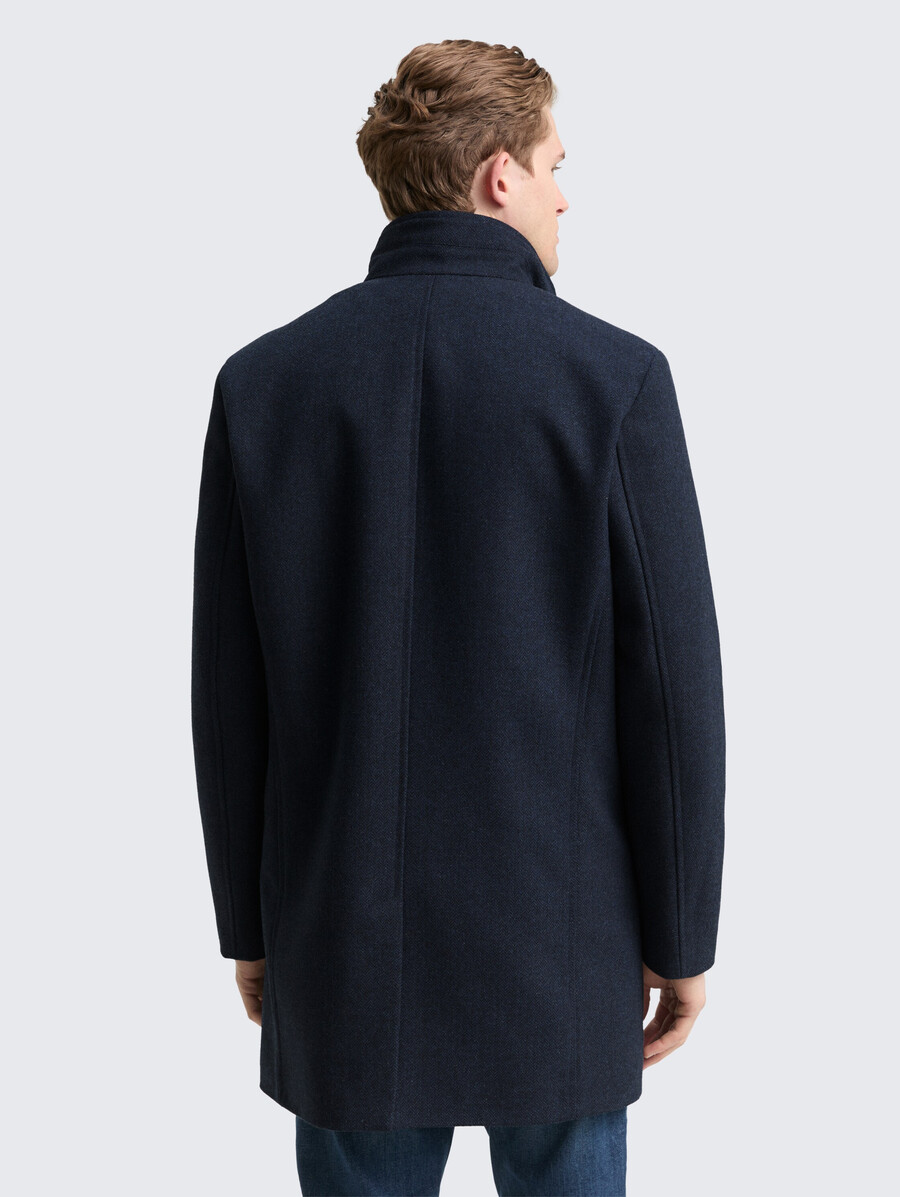 cappotto di lana 2 in 1 con giacca interna staccabile
