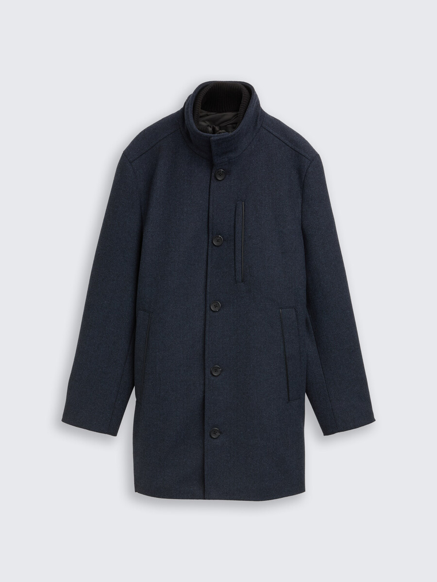 cappotto di lana 2 in 1 con giacca interna staccabile