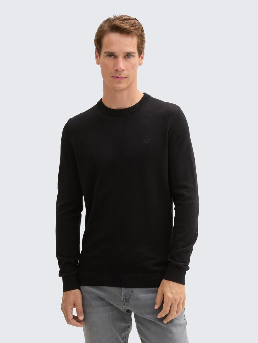 maglione in maglia di cotone