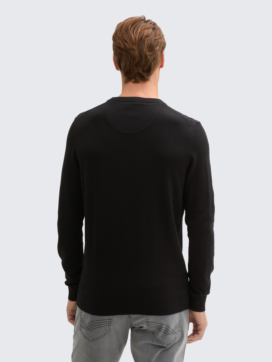 maglione in maglia di cotone