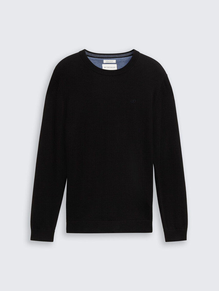 maglione in maglia di cotone