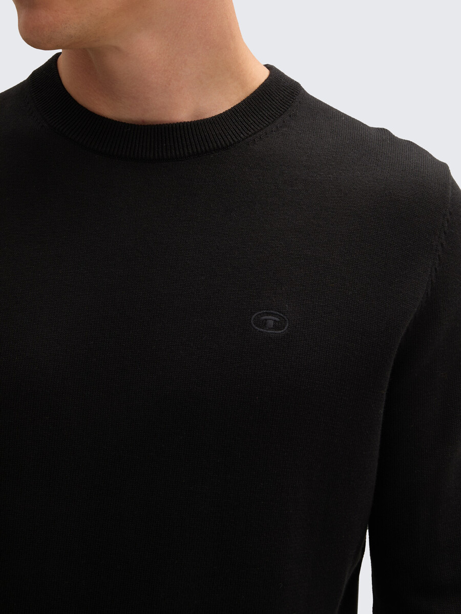 maglione in maglia di cotone