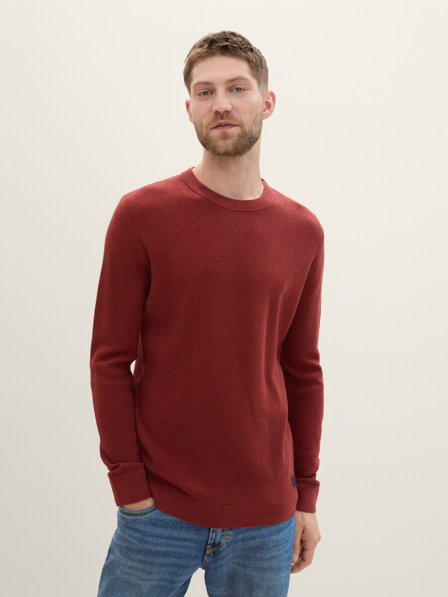 maglione in maglia di cotone