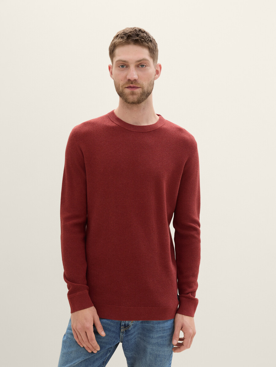 maglione in maglia di cotone