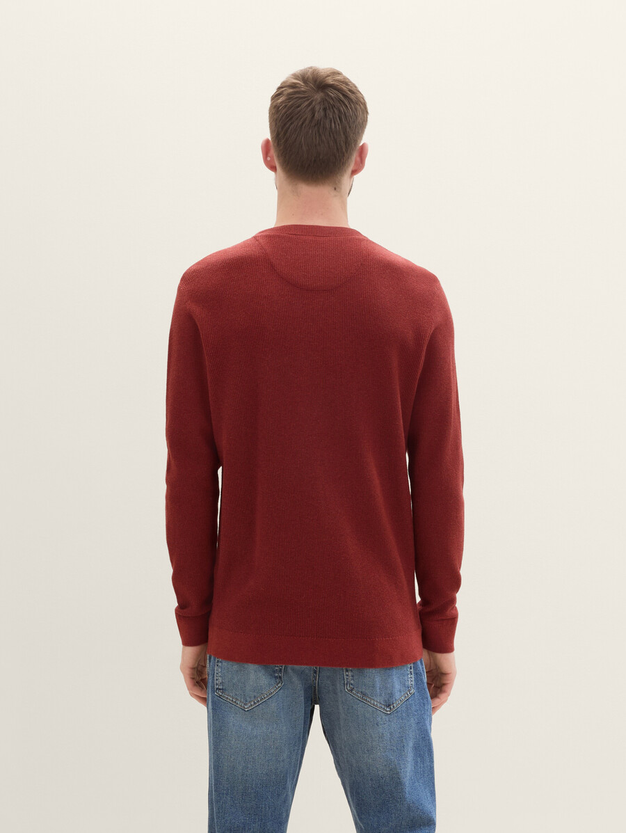 maglione in maglia di cotone