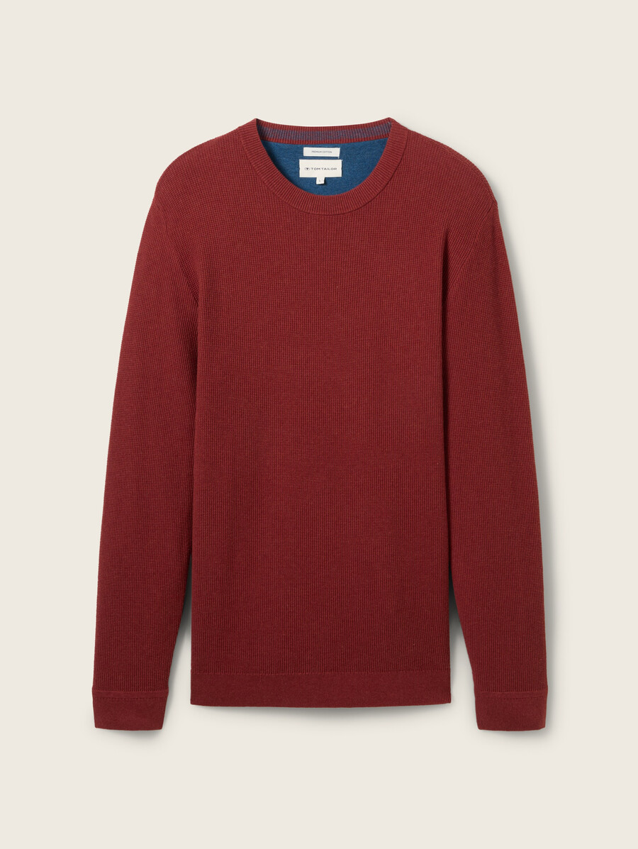maglione in maglia di cotone