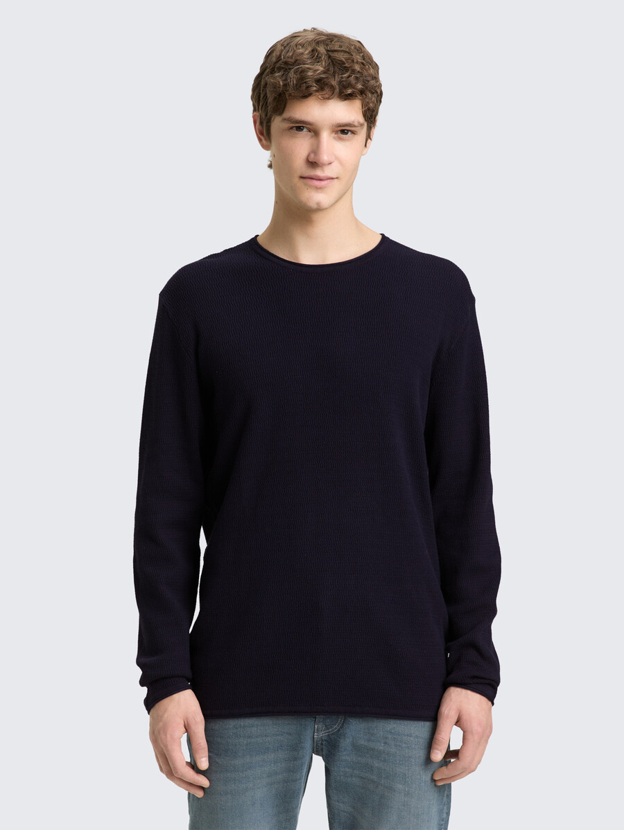 maglione in maglia di cotone