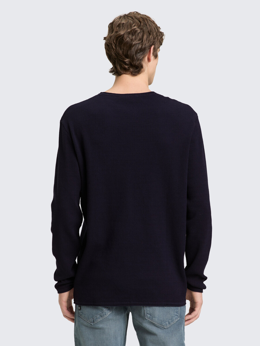maglione in maglia di cotone