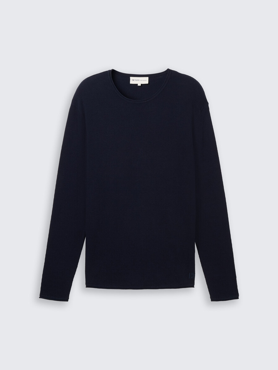 maglione in maglia di cotone