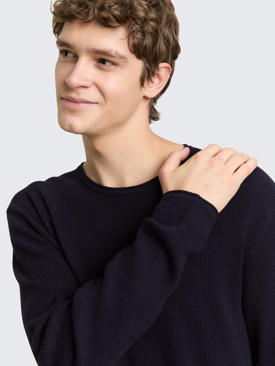 maglione in maglia di cotone