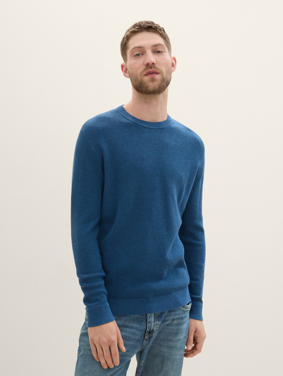 maglione in maglia di cotone