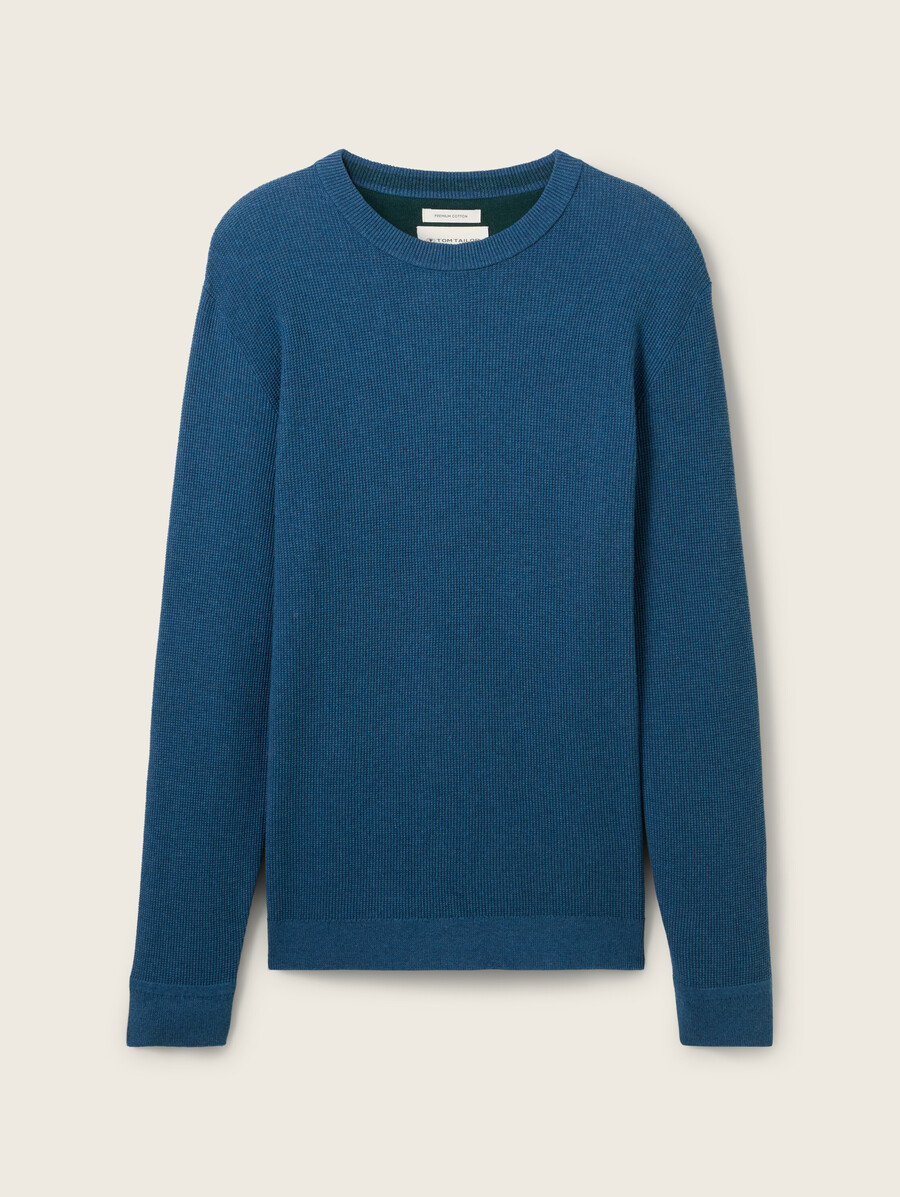 maglione in maglia di cotone