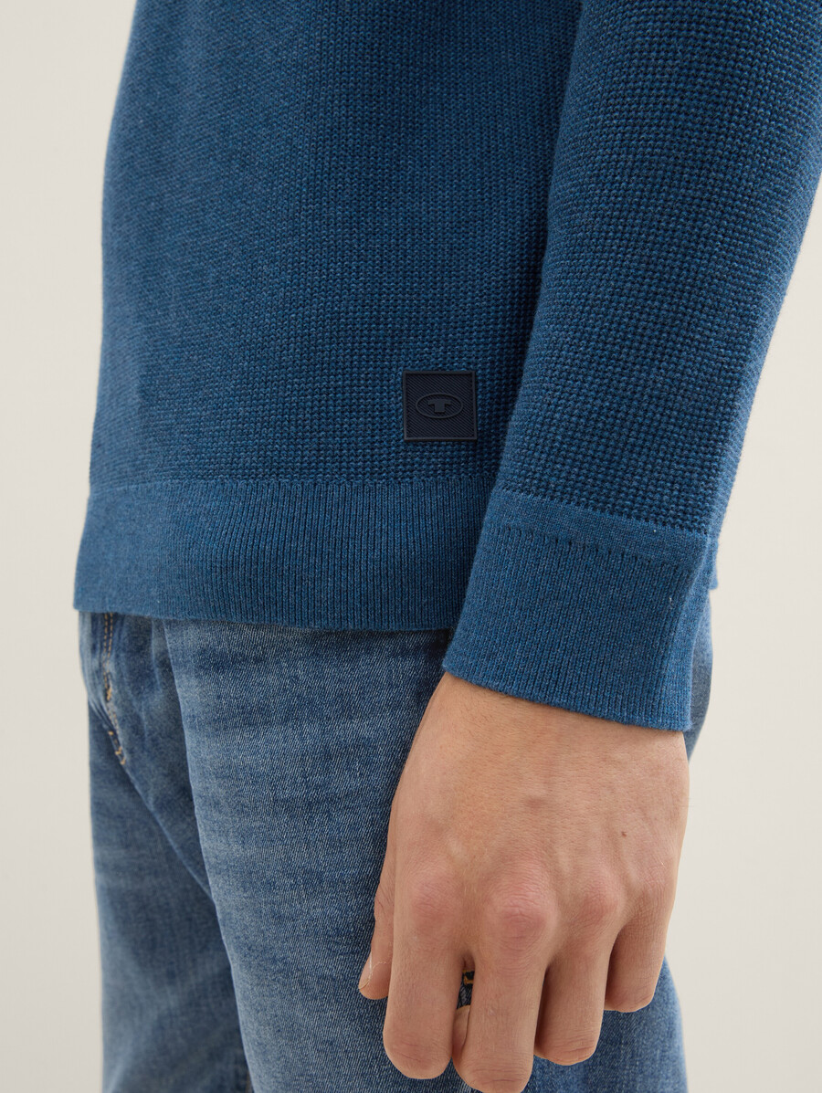 maglione in maglia di cotone