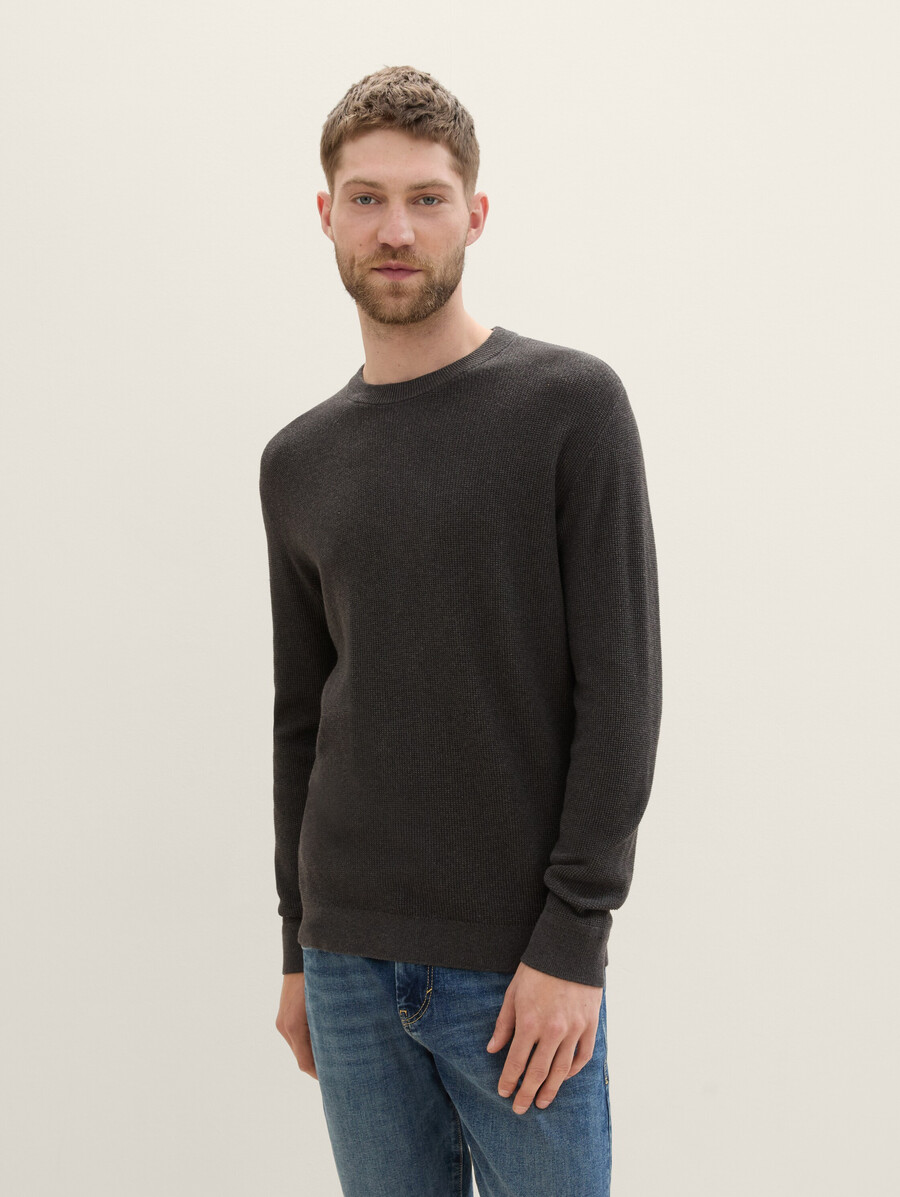 maglione in maglia di cotone