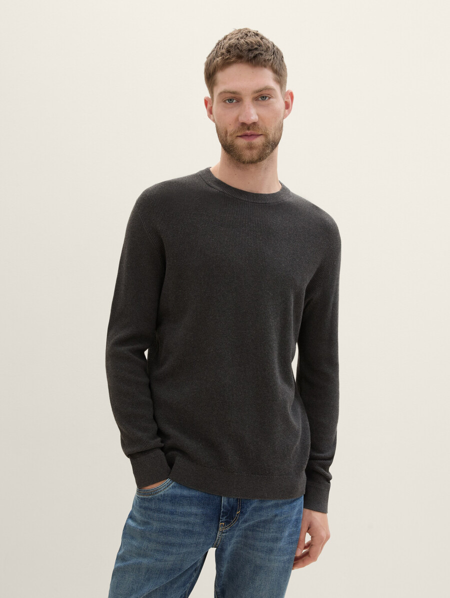 maglione in maglia di cotone