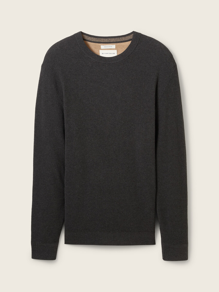 maglione in maglia di cotone