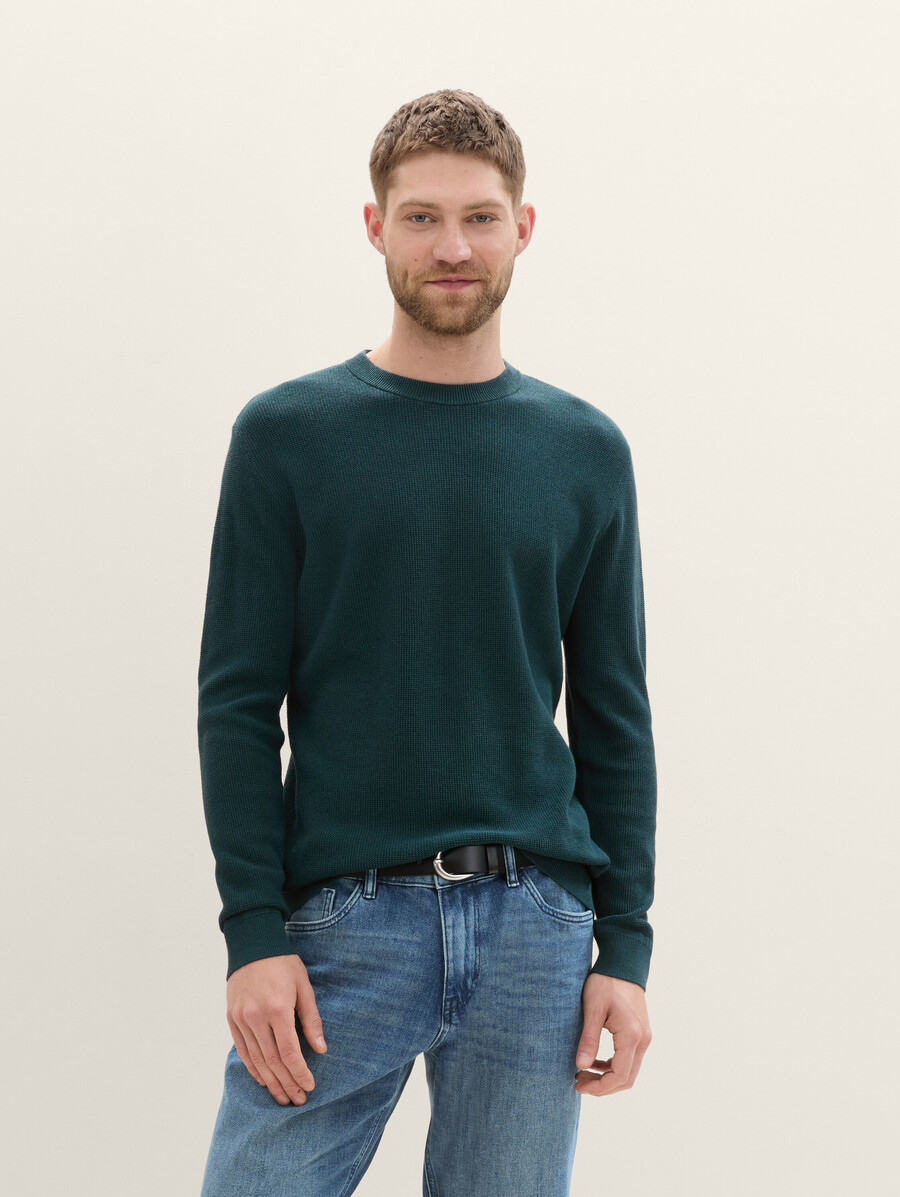 maglione in maglia di cotone
