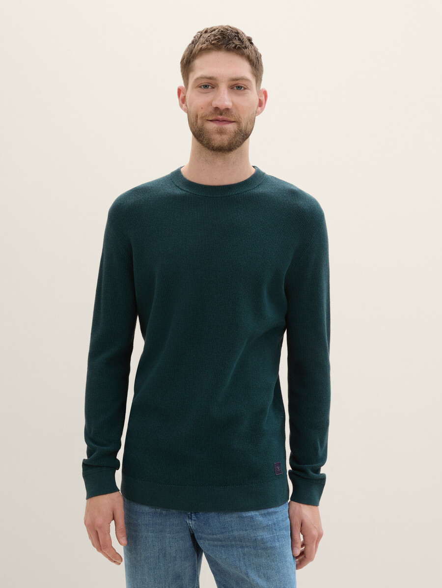 maglione in maglia di cotone