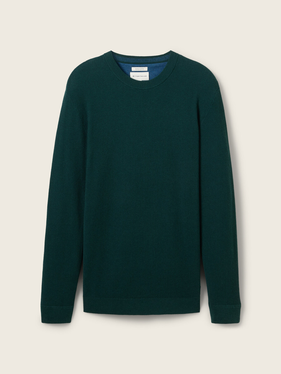 maglione in maglia di cotone