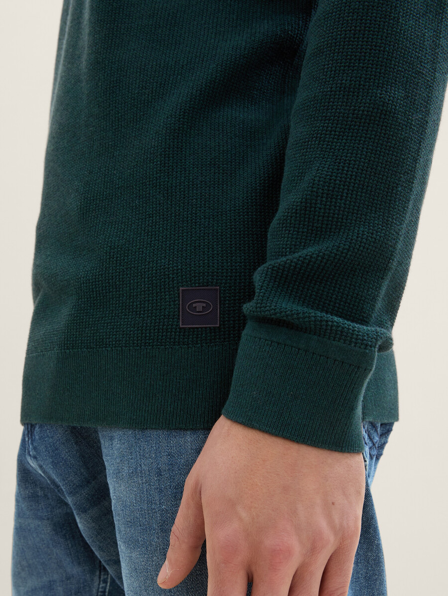 maglione in maglia di cotone
