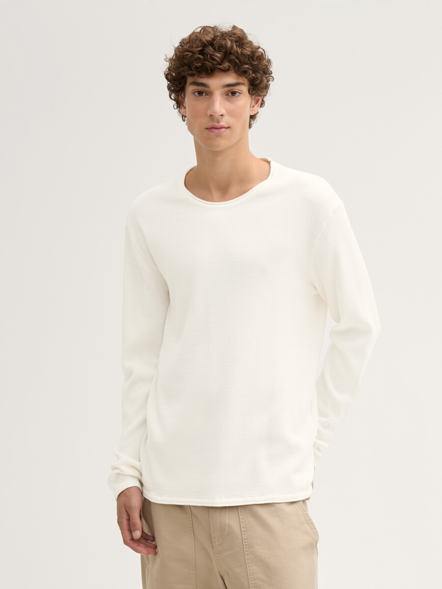 maglione in maglia di cotone