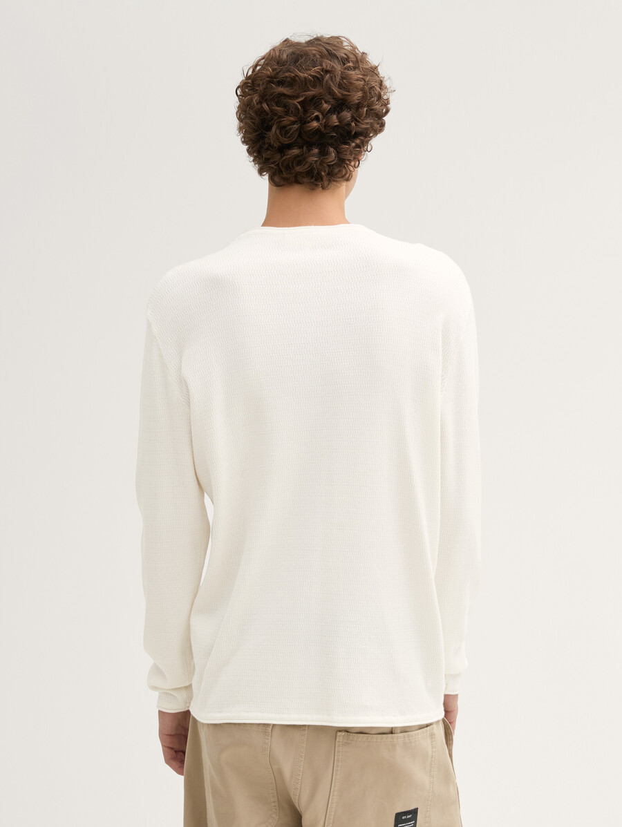 maglione in maglia di cotone