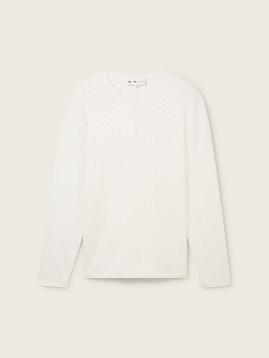 maglione in maglia di cotone