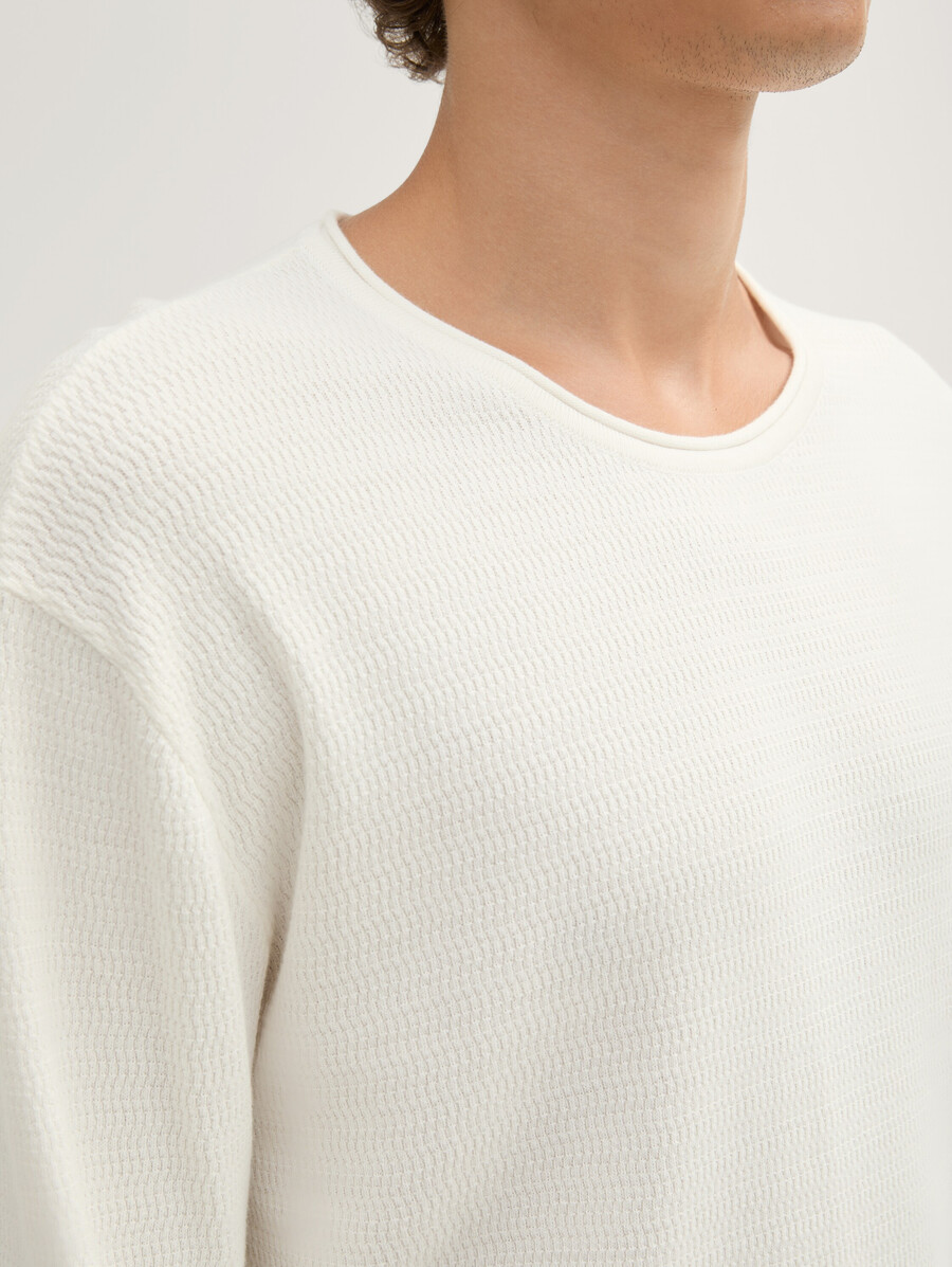 maglione in maglia di cotone