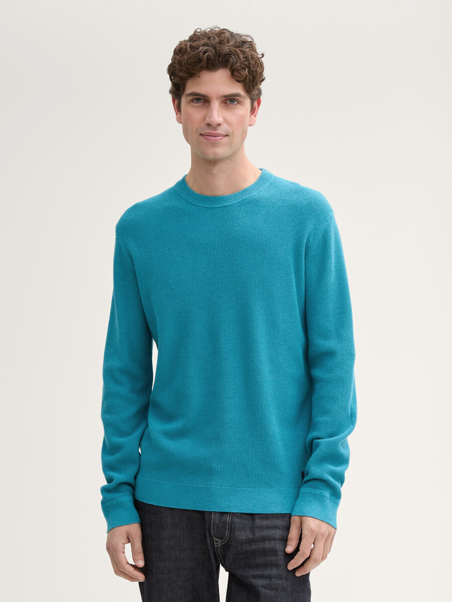 maglione in maglia di cotone