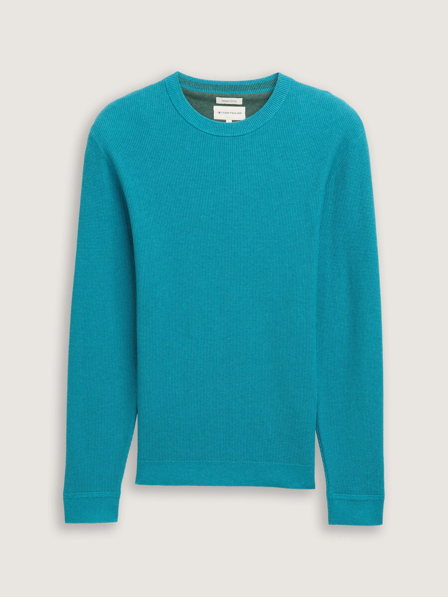 maglione in maglia di cotone