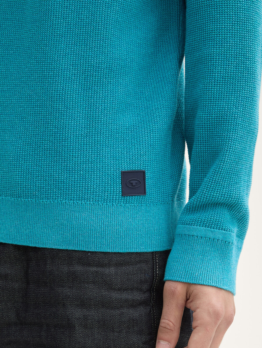 maglione in maglia di cotone