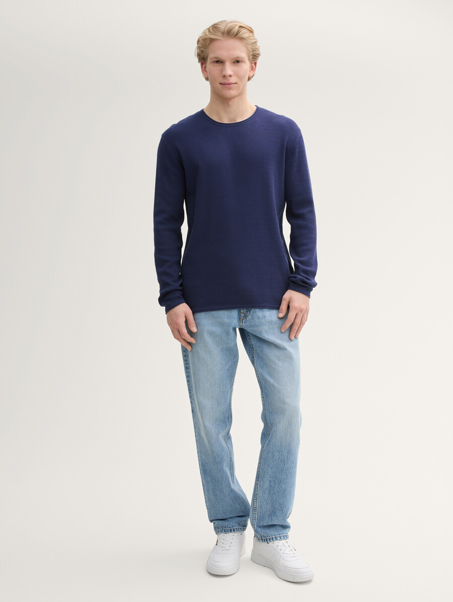 maglione in maglia di cotone