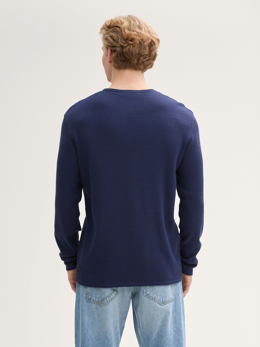 maglione in maglia di cotone