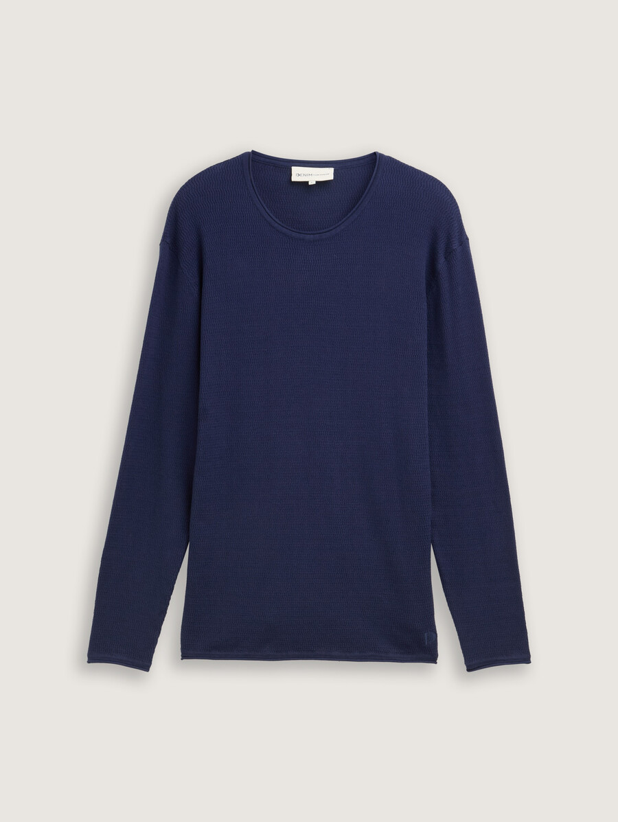 maglione in maglia di cotone