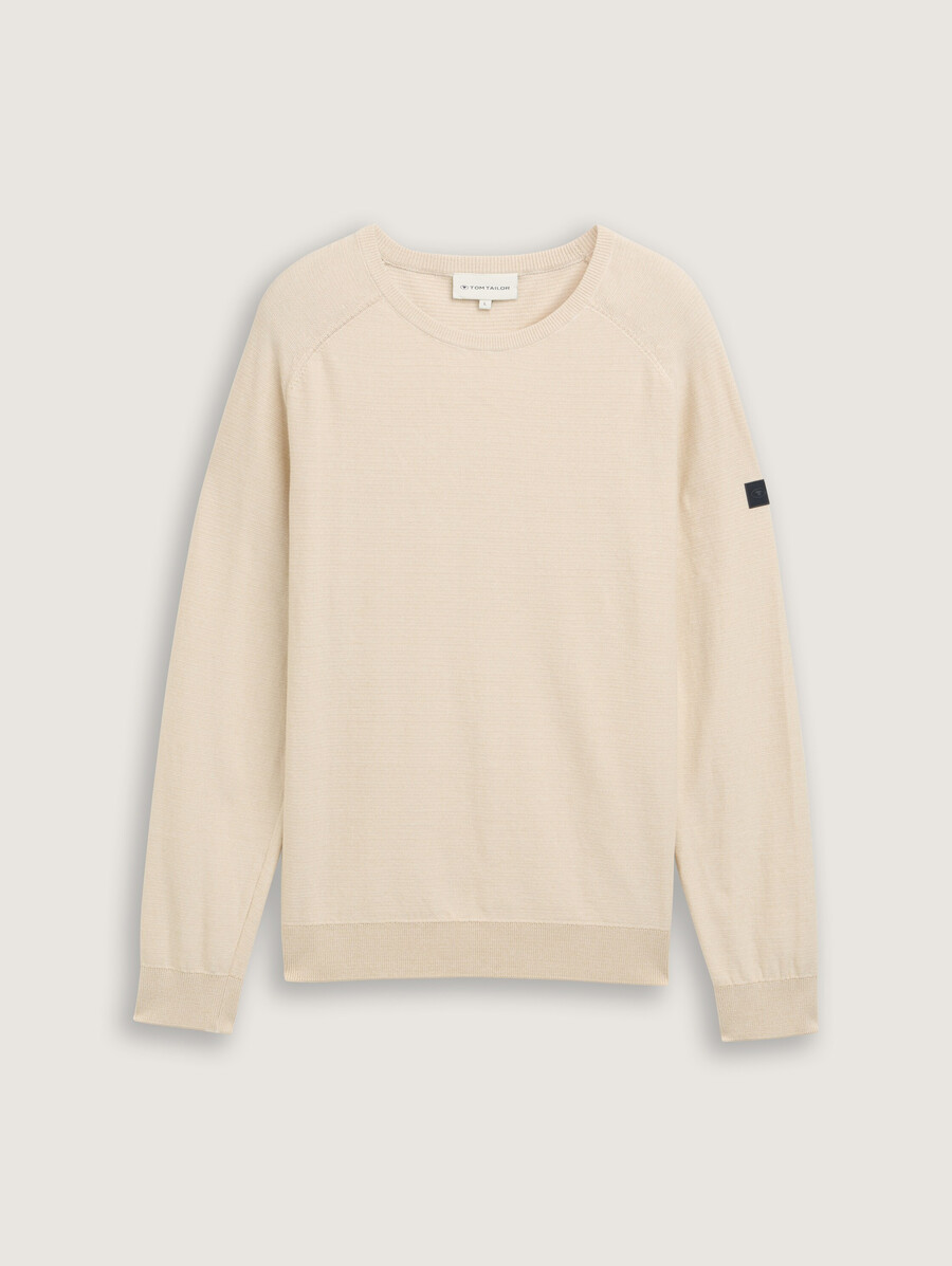 maglione in maglia di cotone