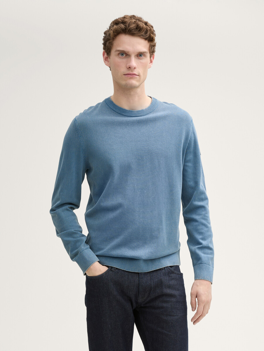 maglione in maglia di cotone