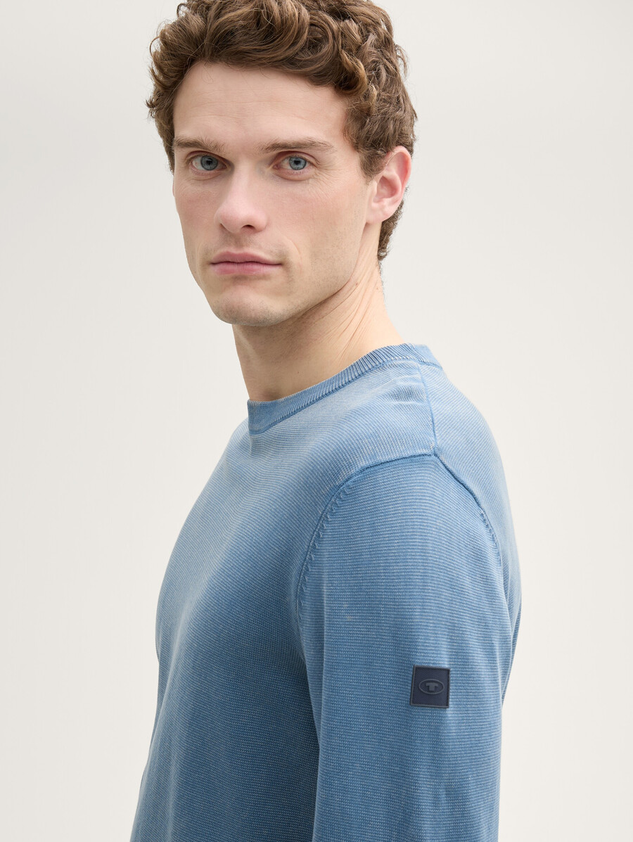 maglione in maglia di cotone