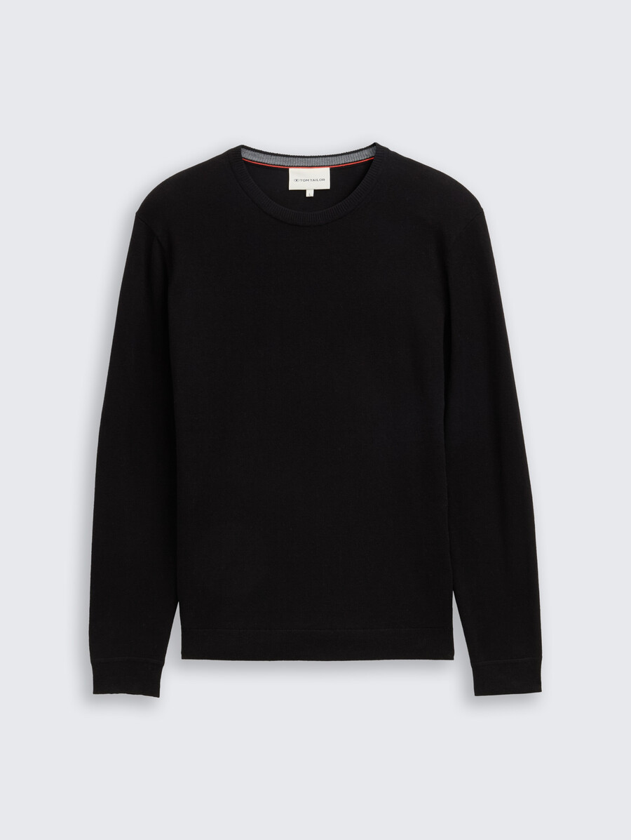 maglione lavorato a maglia con misto cashmere
