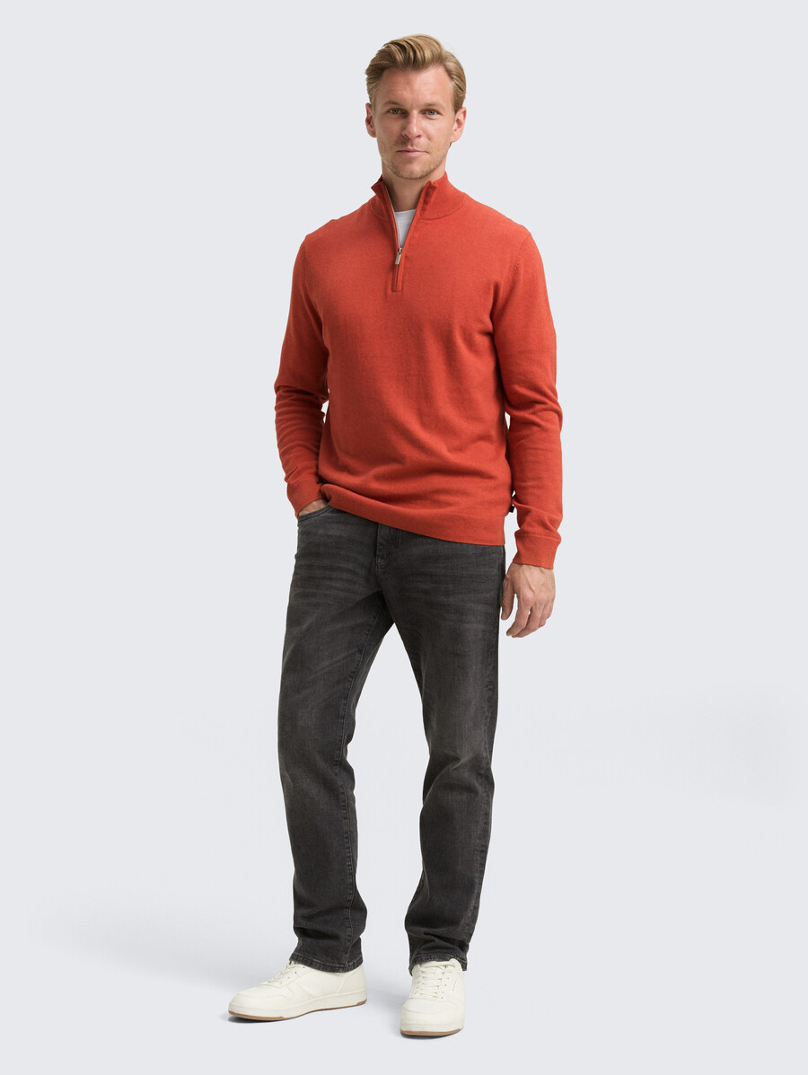 maglione troyer in maglia con misto cashmere